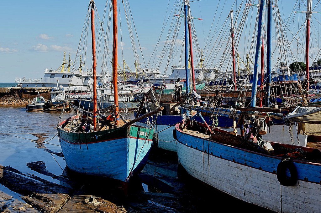Boats at the Quay in Mahajunga