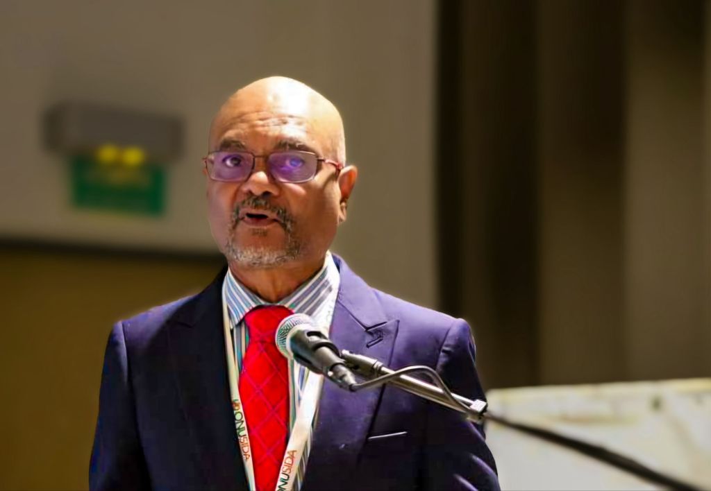 Addressing an International Seminar, Antananarivo