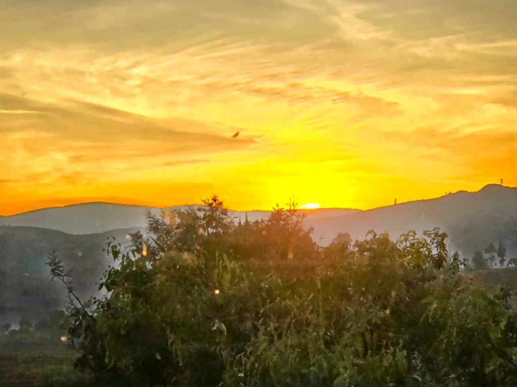 Rising sun, Mahajanga, Madagascar.