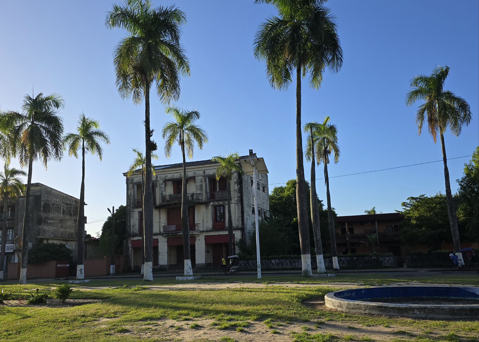 Colonial buidling, Avenue de l'Indépendance, Toamasina, Madagascar.