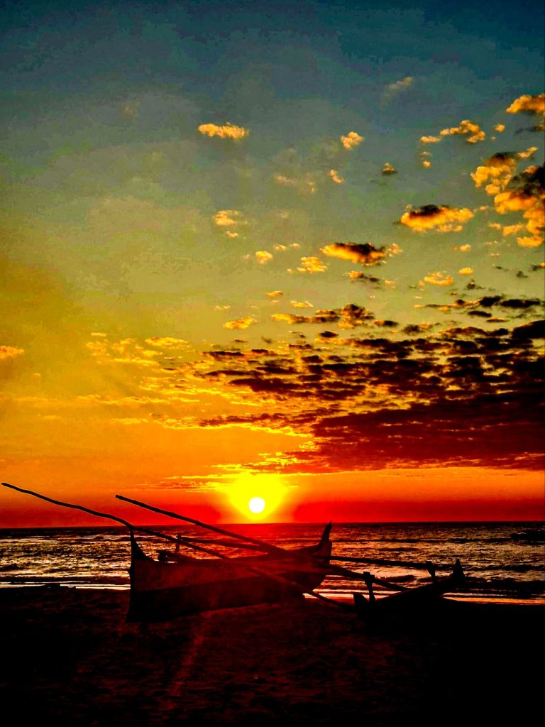 Sunset at Mahajanga. Madagascar